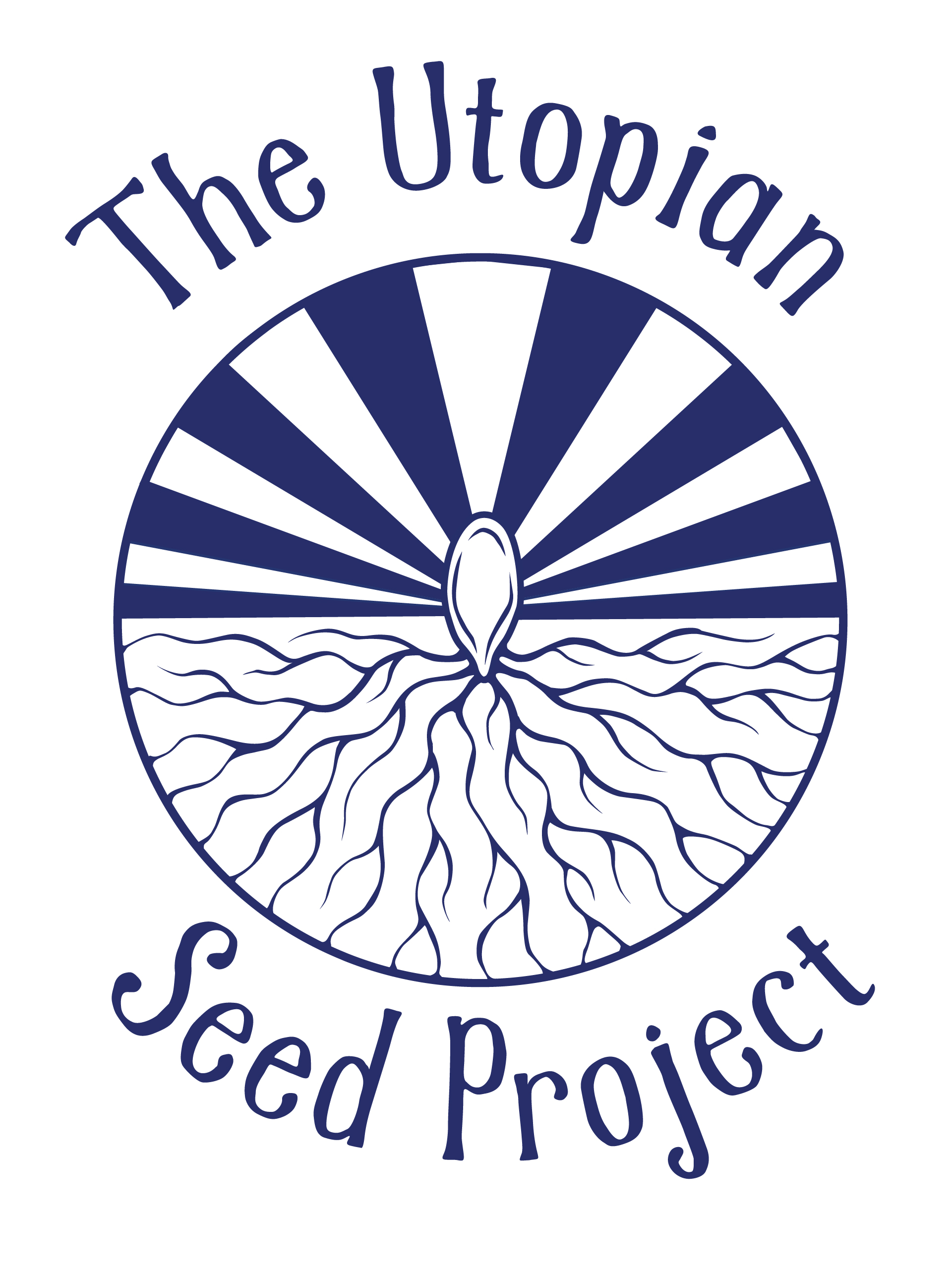 Utopian Seed Project Logo Monochrome