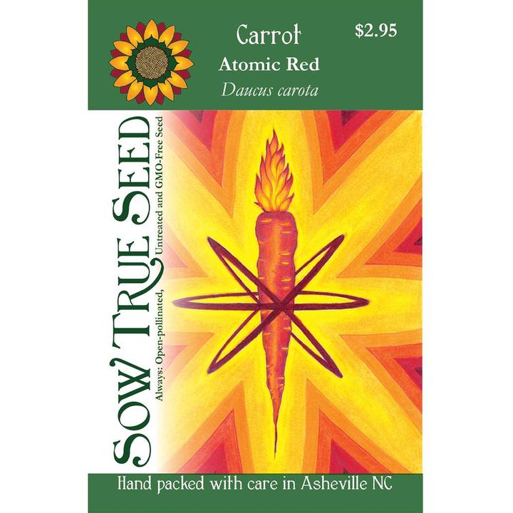 Atomic carrot seed packet